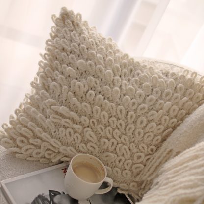 FS Alpaca wool decorative pillowcase