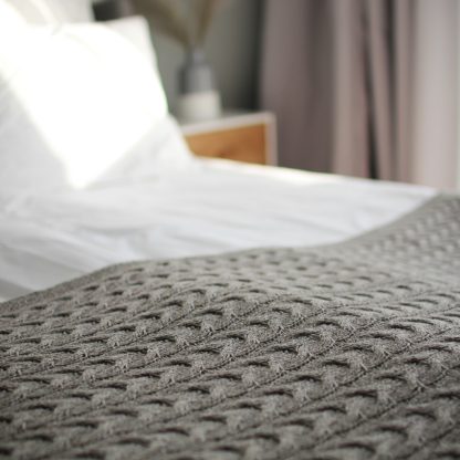 Luxury alpaca wool blanket