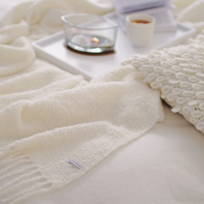 Natural alpaca wool set